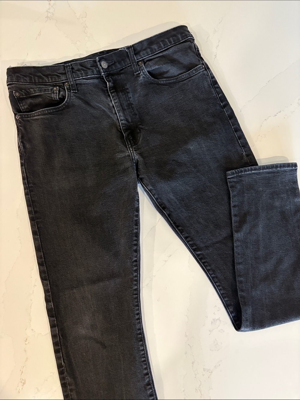 Levi's 512 Men's Black Skinny Fit Jeans Size 36